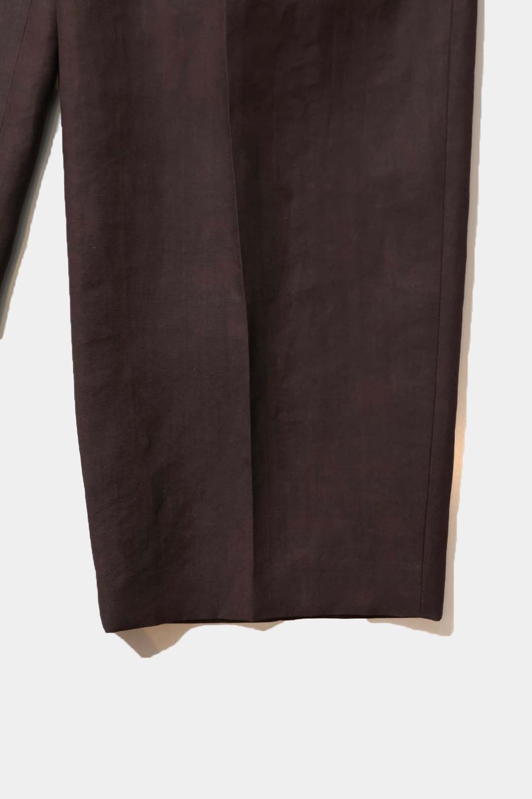 【YLÈVE】TENCEL TWO TUCK TROUSERS