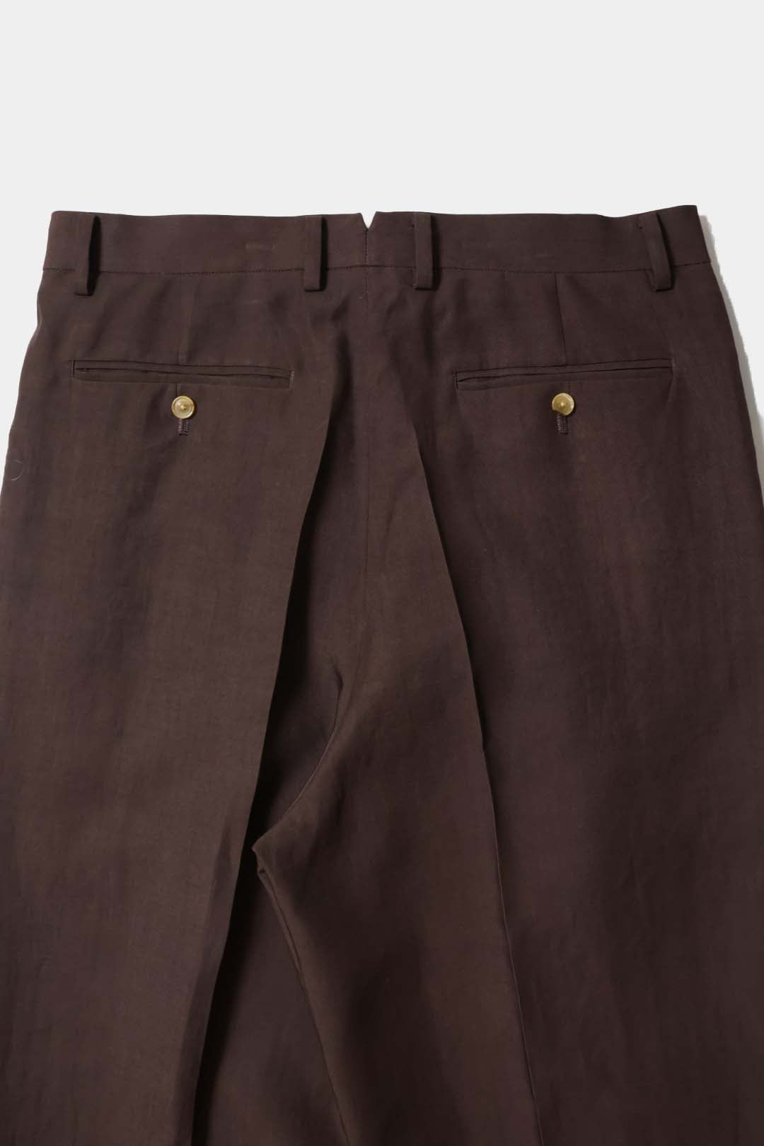 【YLÈVE】TENCEL TWO TUCK TROUSERS