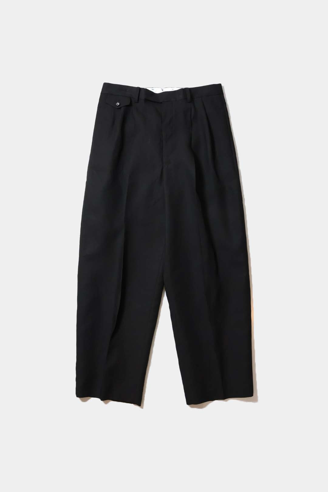 【YLÈVE】TENCEL TWO TUCK TROUSERS