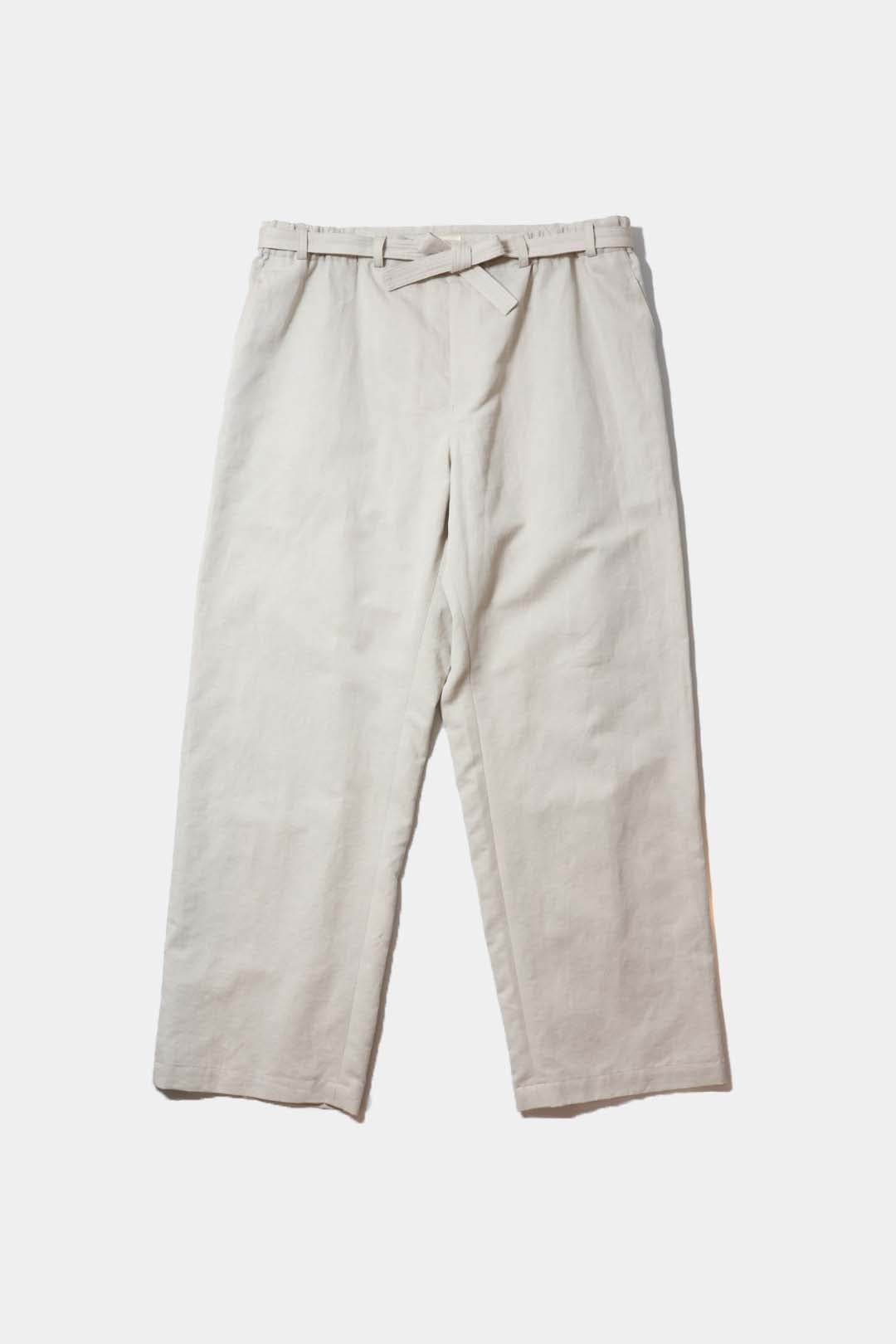 【Cale】COTTON LINEN TWILL EASY TROUSERS