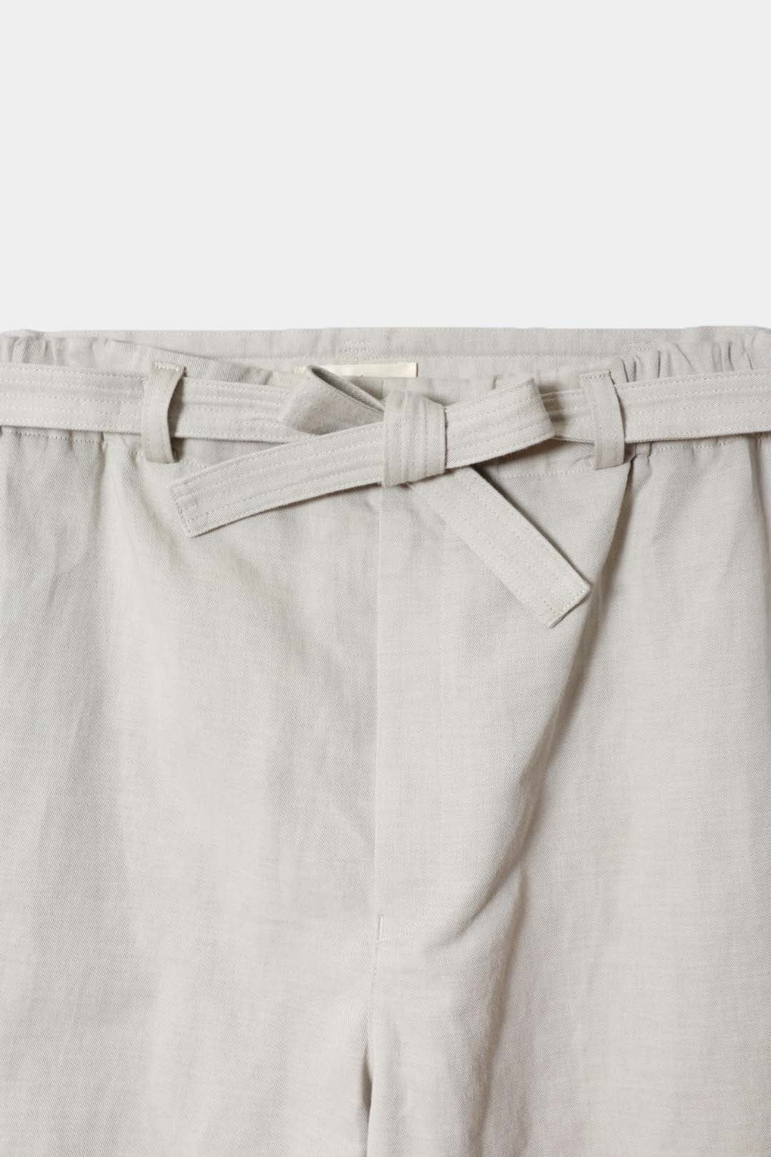 【Cale】COTTON LINEN TWILL EASY TROUSERS