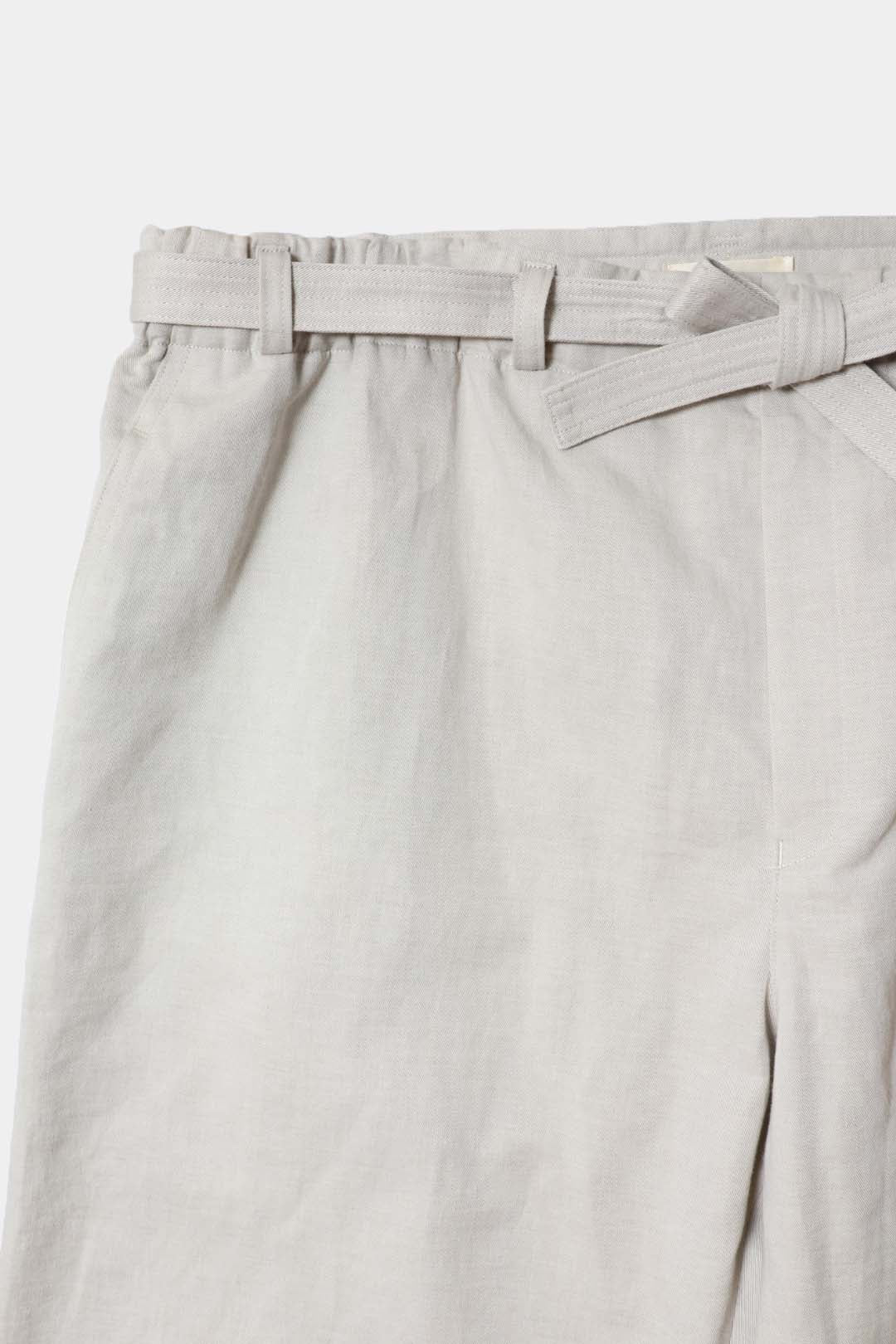 【Cale】COTTON LINEN TWILL EASY TROUSERS