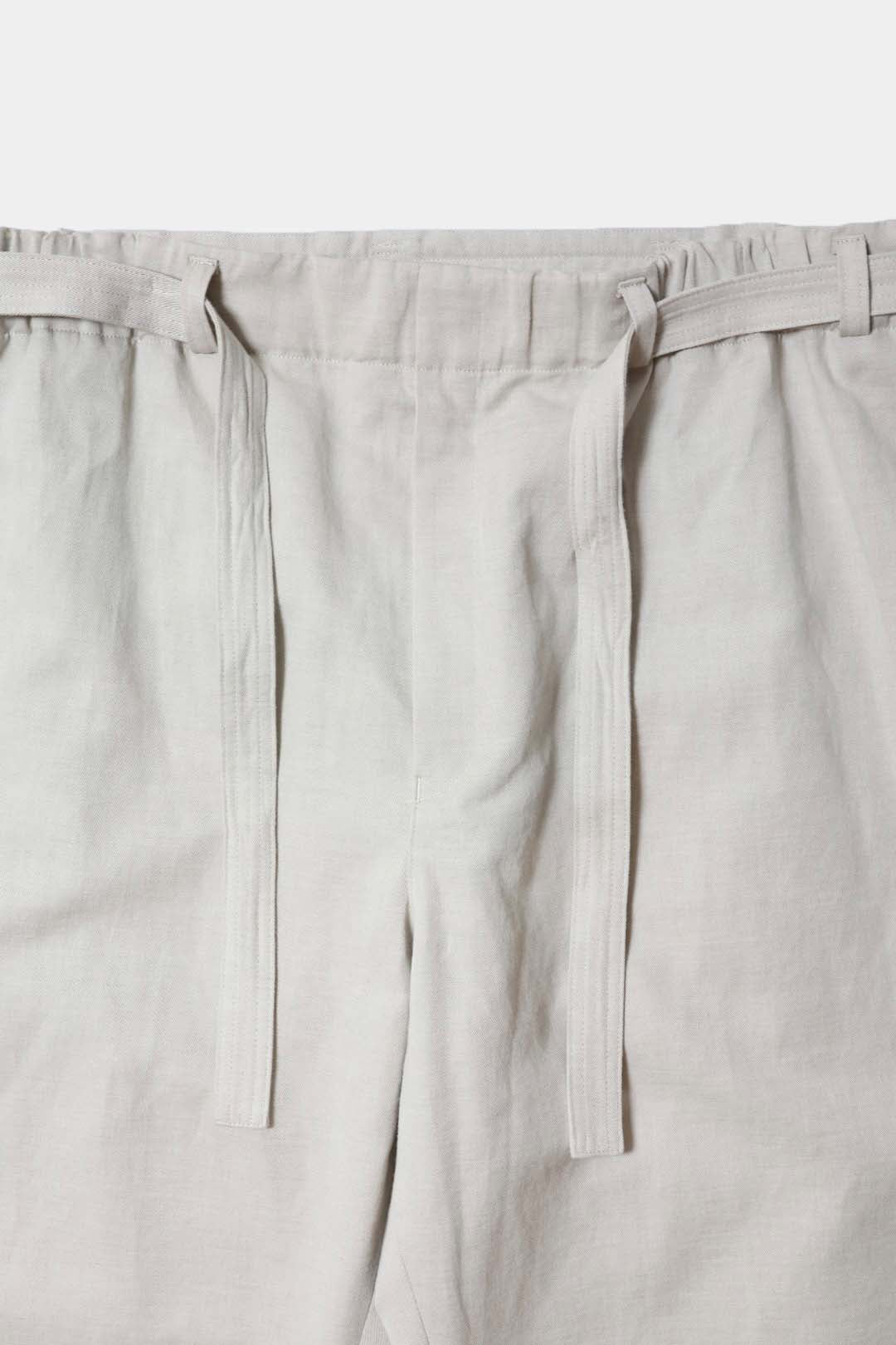 【Cale】COTTON LINEN TWILL EASY TROUSERS