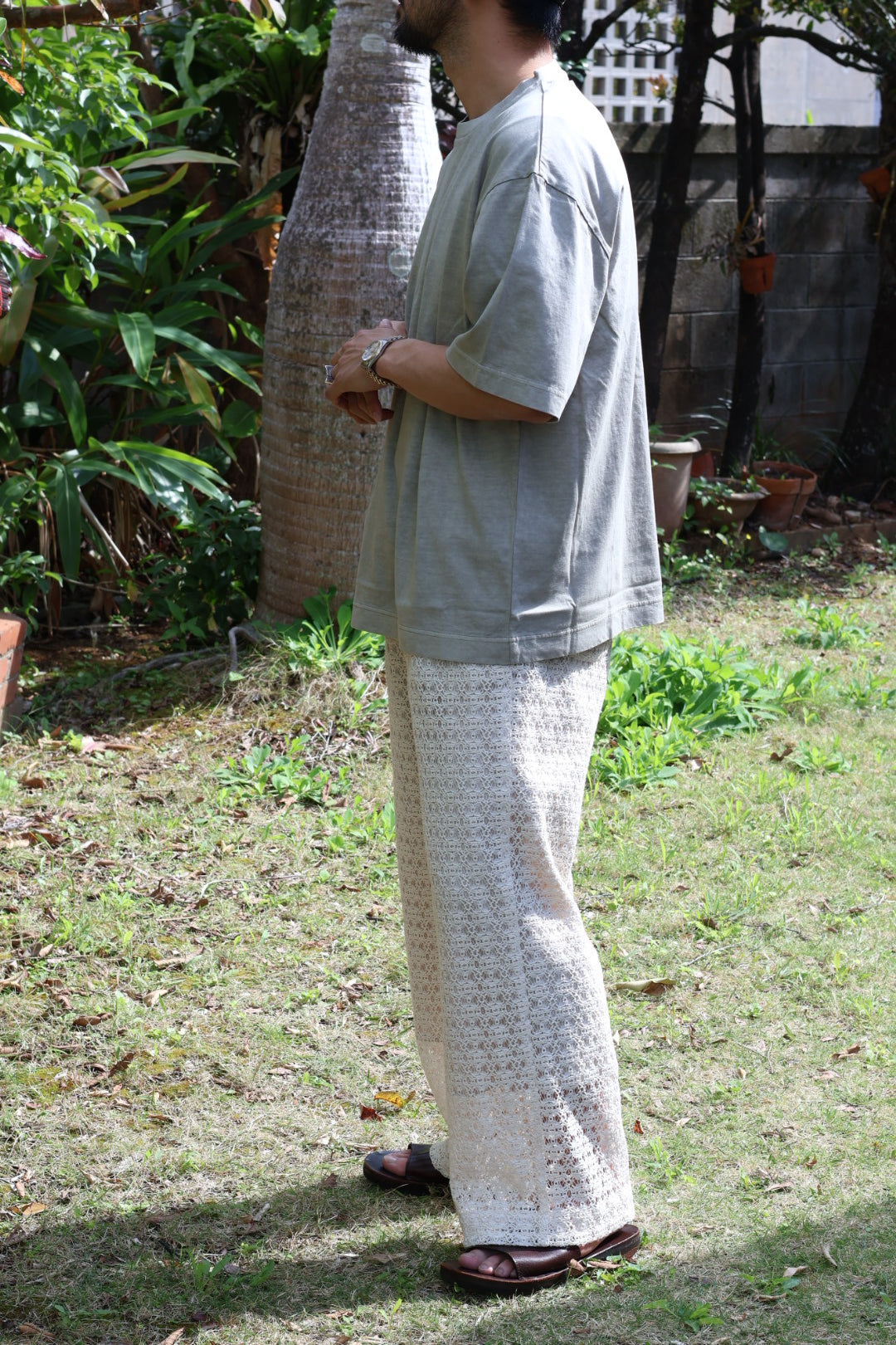 【Urig】RUSSELL KNIT EASY WIDE PANTS HL