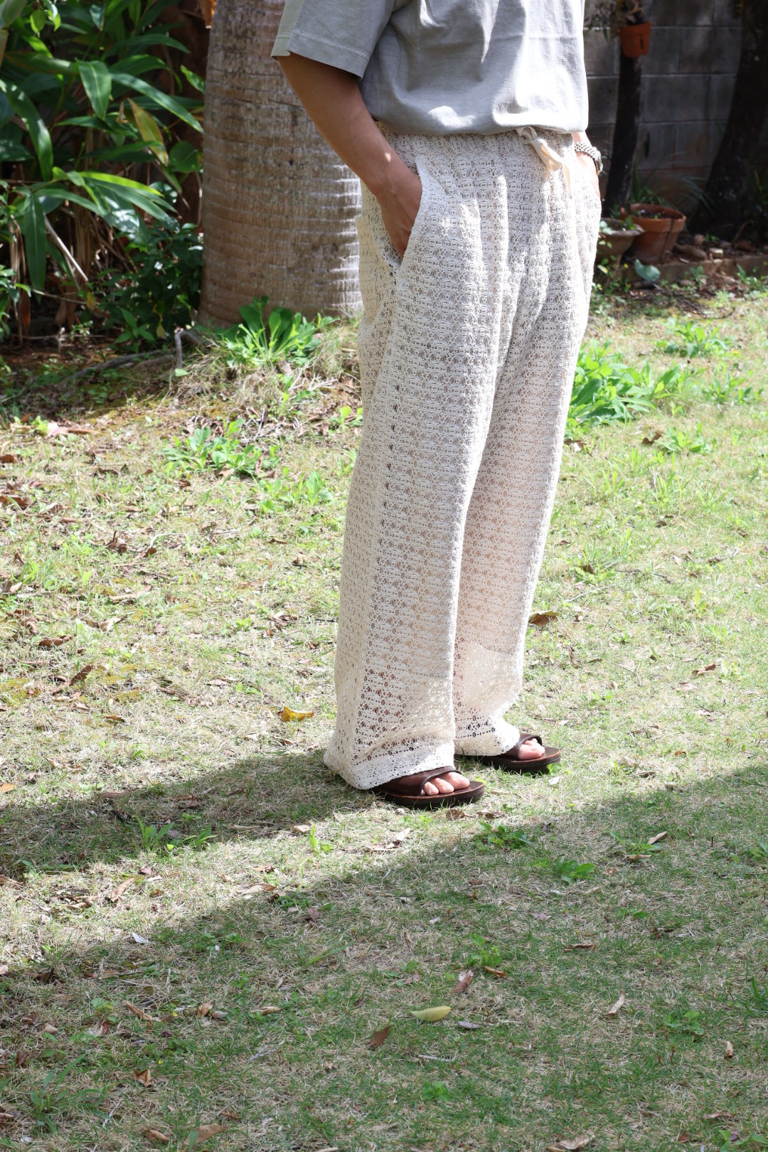 【Urig】RUSSELL KNIT EASY WIDE PANTS HL