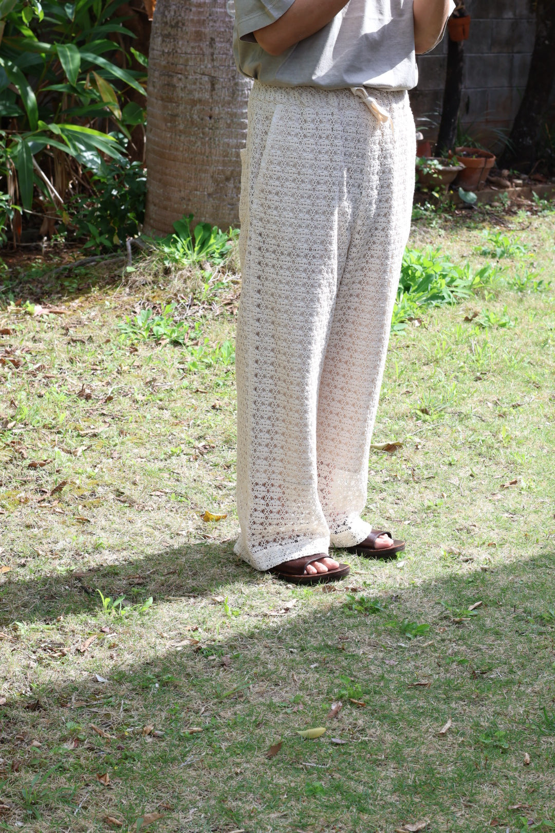 【Urig】RUSSELL KNIT EASY WIDE PANTS HL