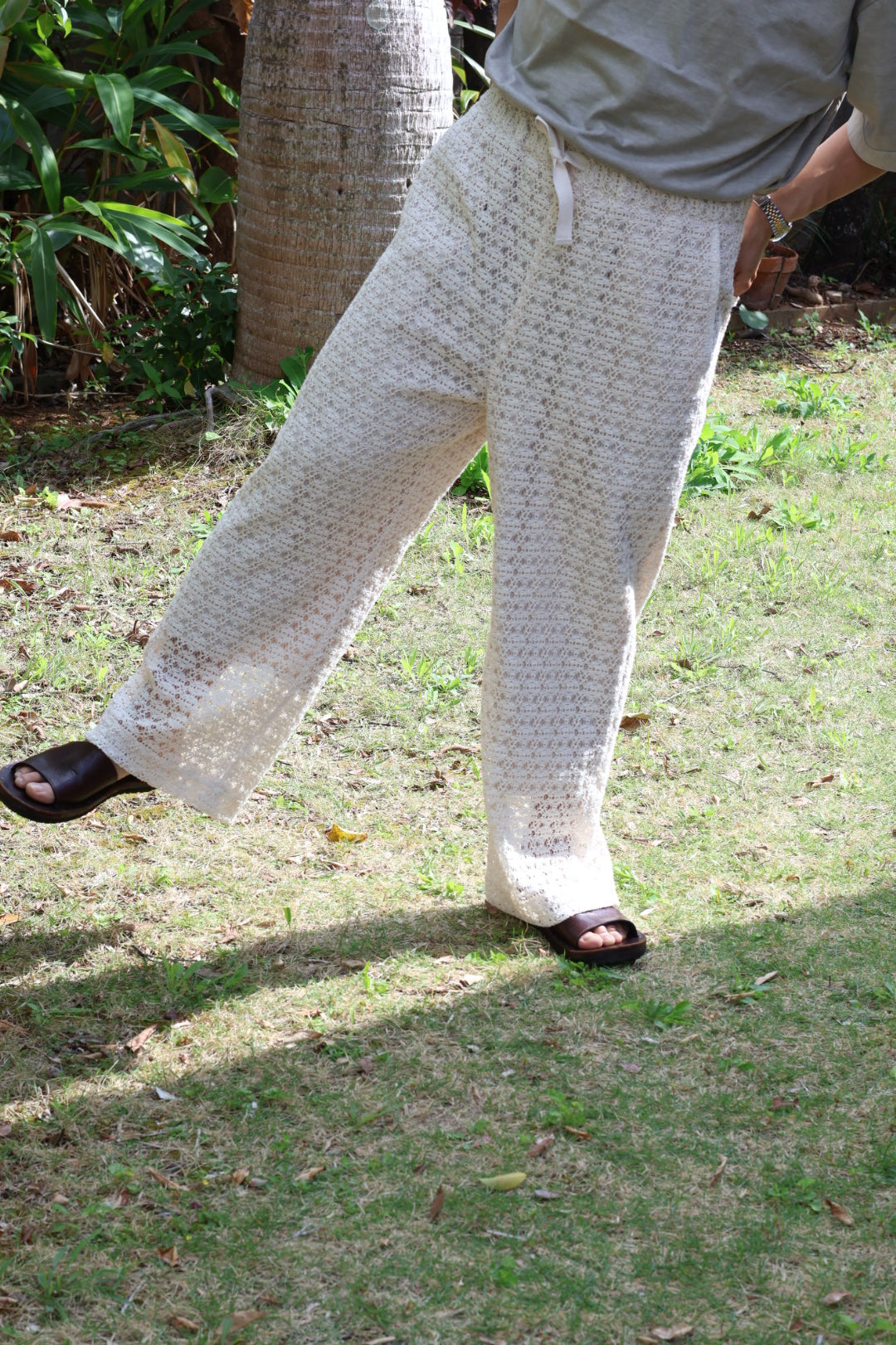 【Urig】RUSSELL KNIT EASY WIDE PANTS HL