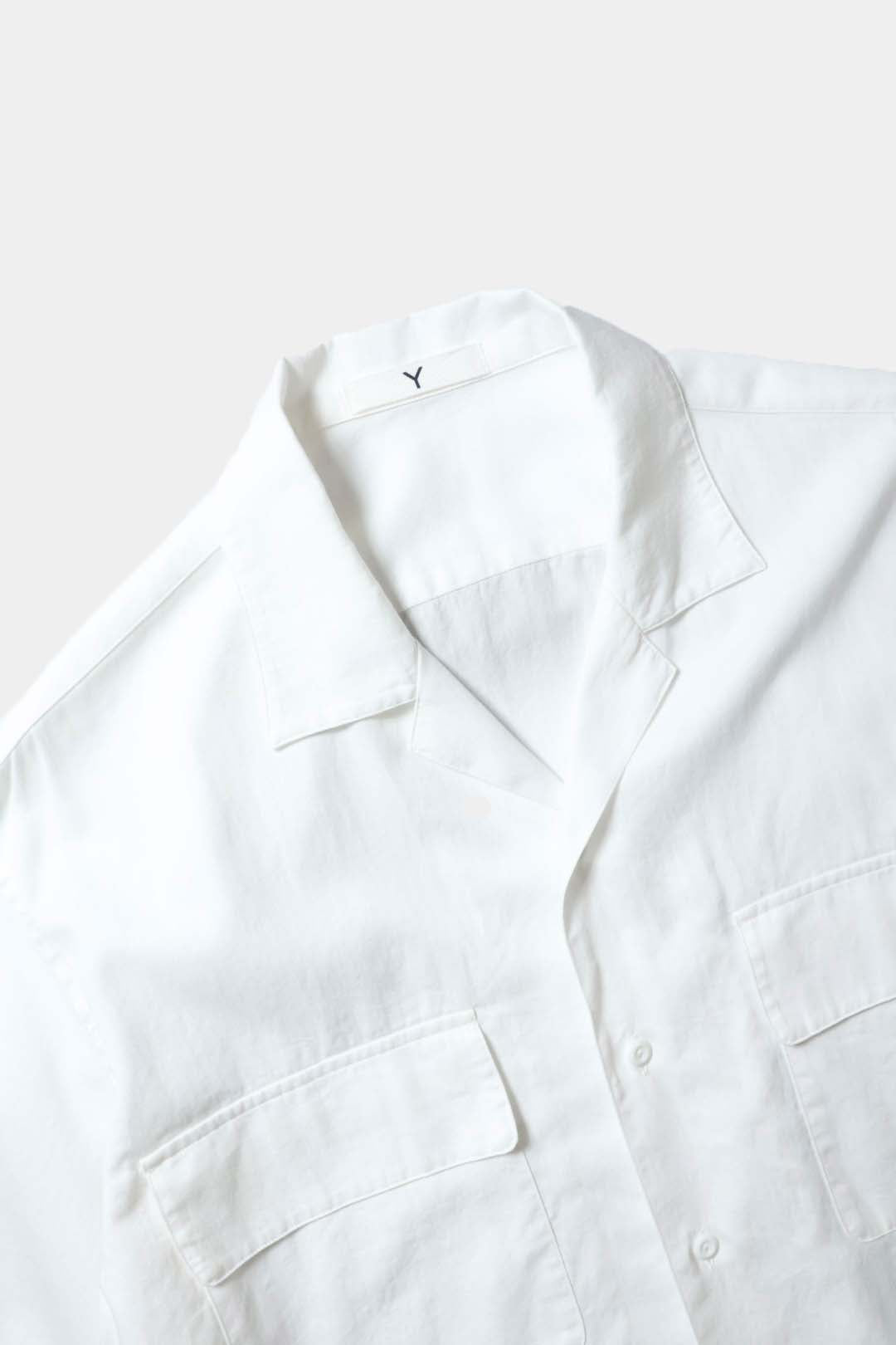 20%OFF【Y】ORGANIC COTTON WASHER SATIN OPEN/C SH