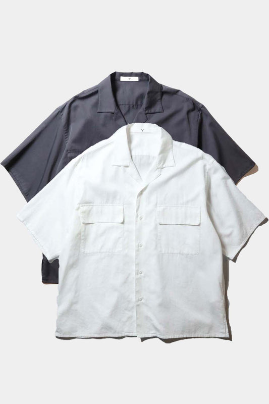 20%OFF【Y】ORGANIC COTTON WASHER SATIN OPEN/C SH