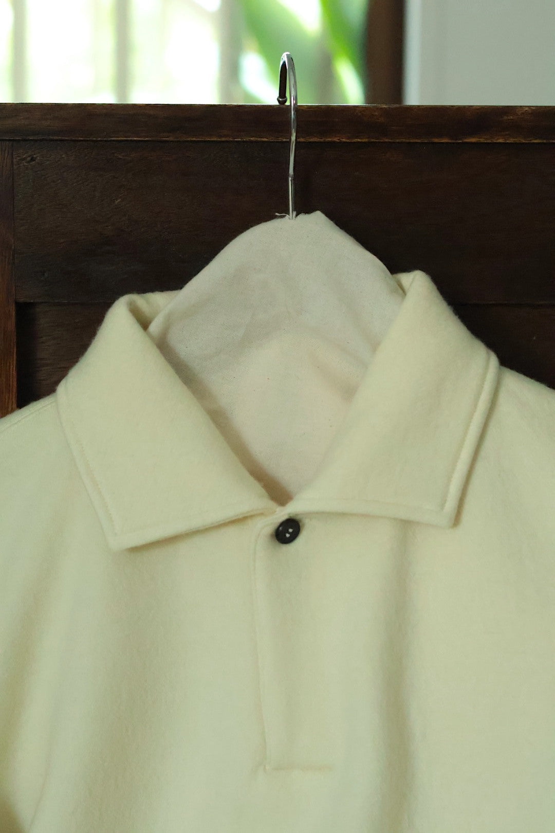 40%off【Cale 】スーパー120s エアウール スウェット ポロ