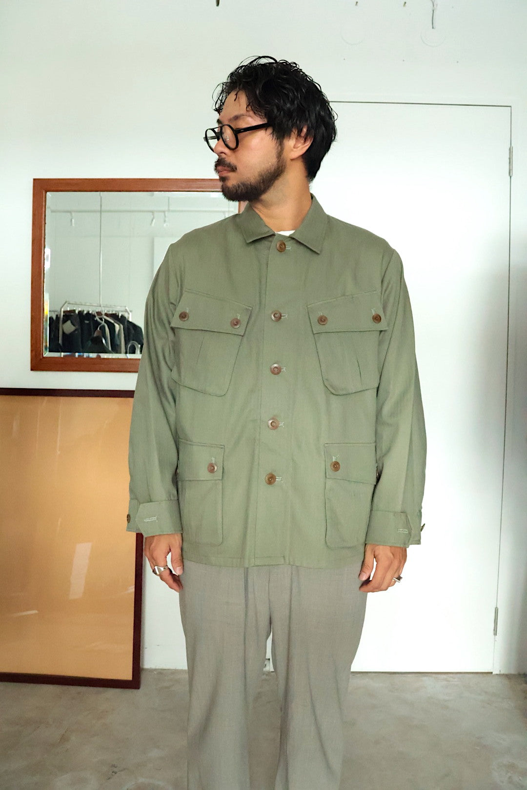 【Urig】HB DRESS FATIGUE SHIRT