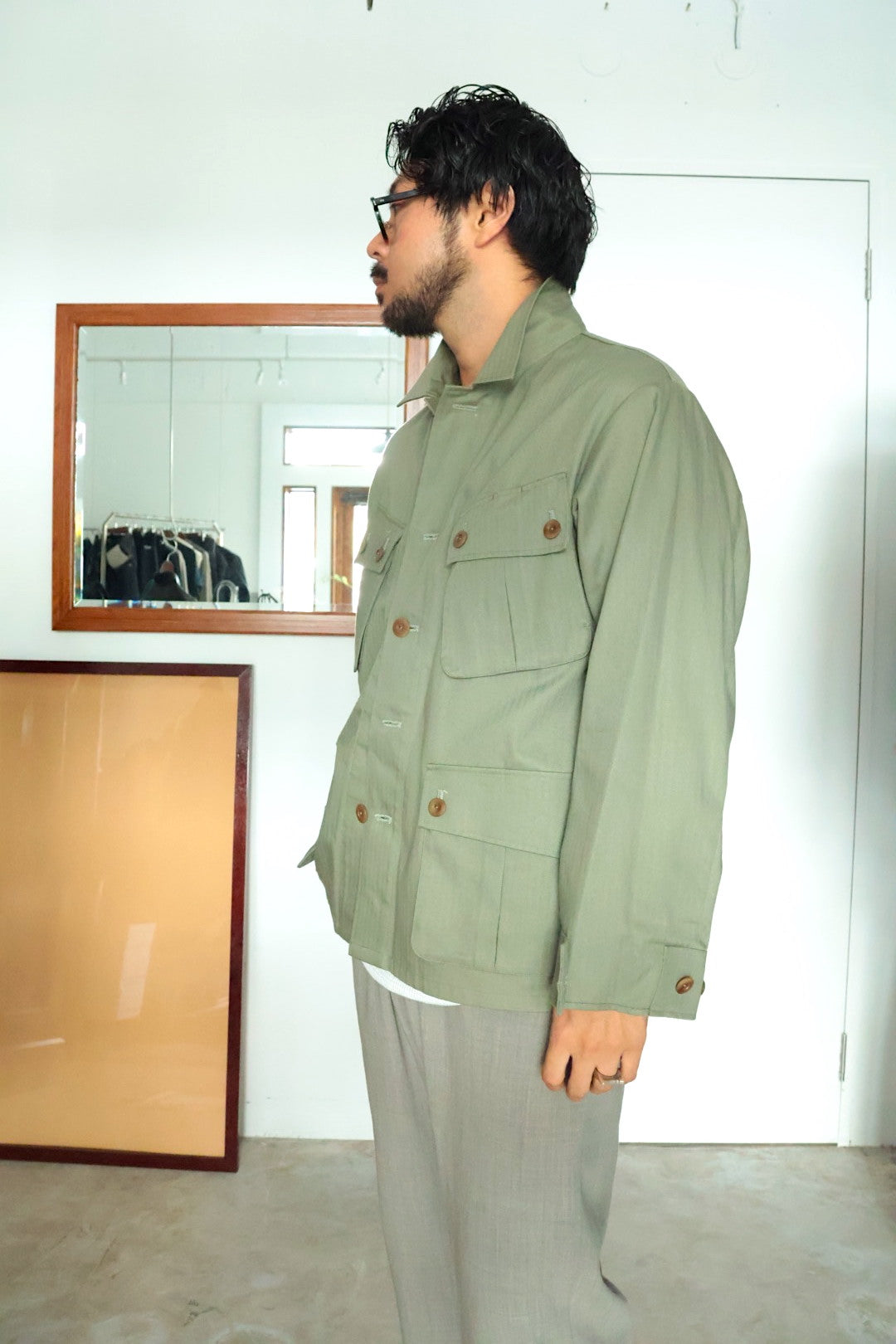 【Urig】HB DRESS FATIGUE SHIRT