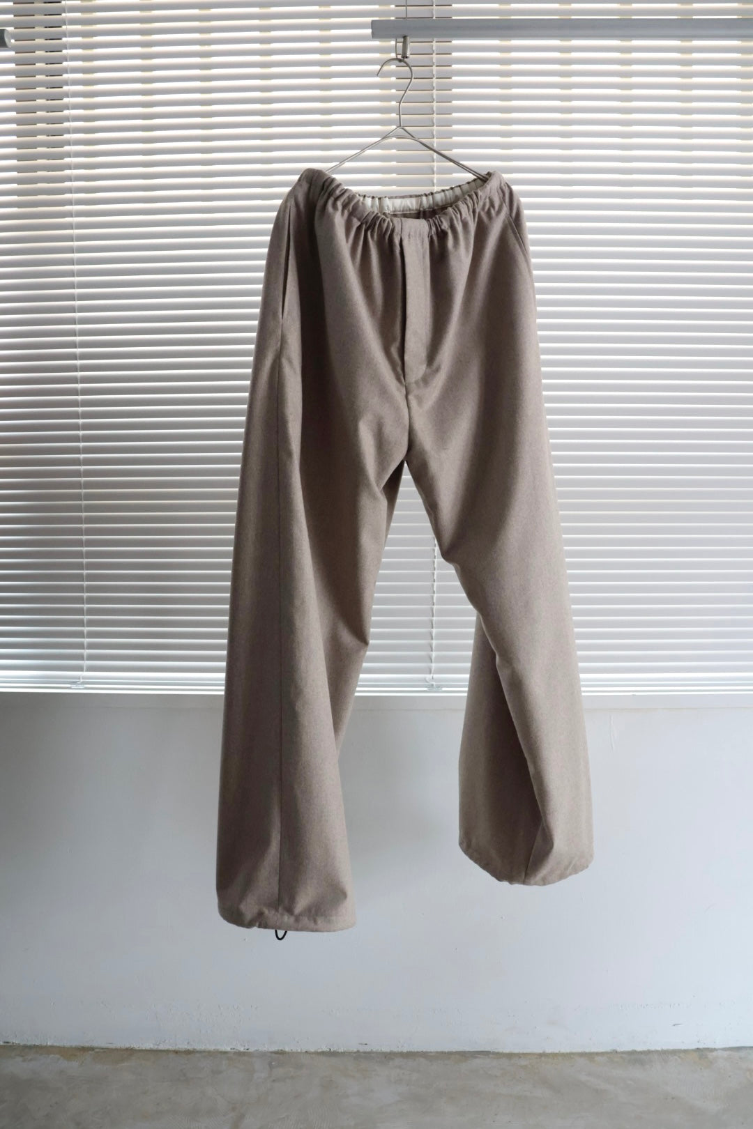 【谷吹】Zinn Easy pants / Beige / Australia Flannel