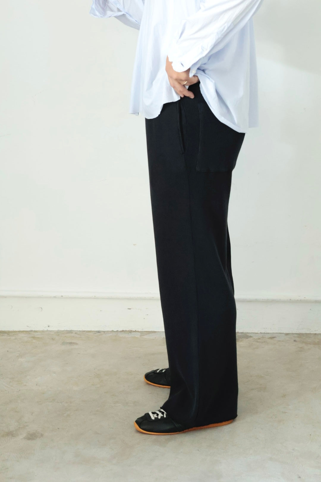 20%OFF【KANEMASA PHIL. 】18G Garment Dye Pants / BLACK DYE