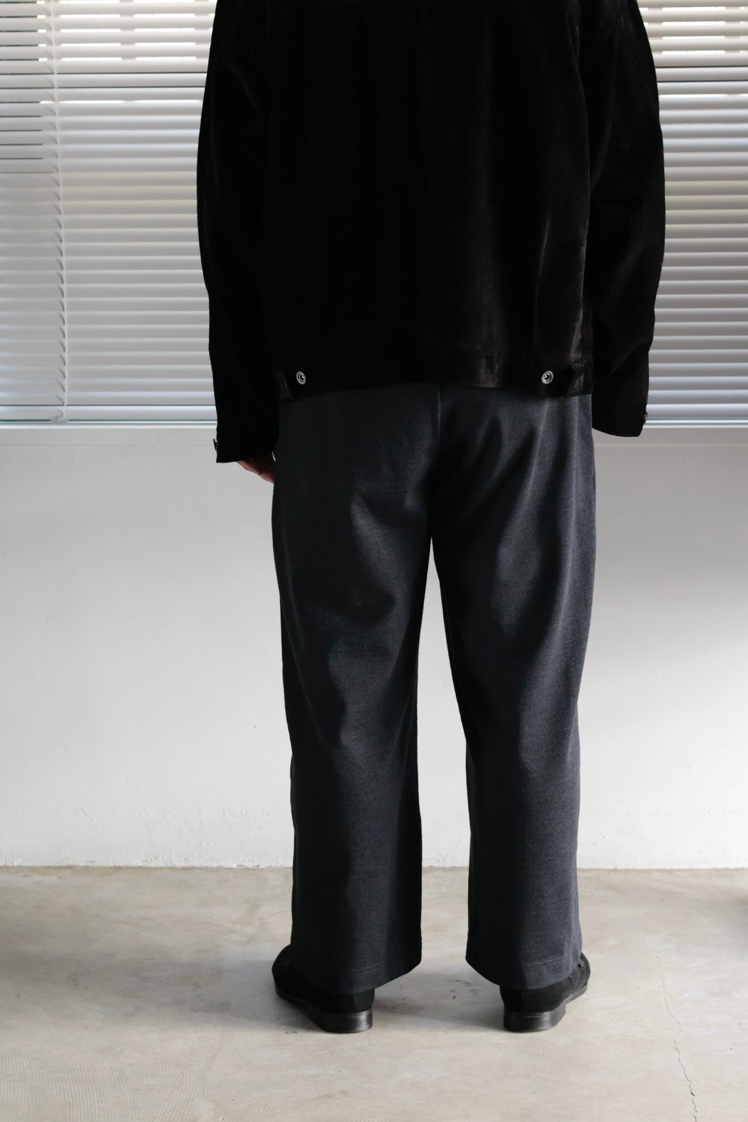 26SS【i'm here:】UN(I)FORM JERSEY : DOCKING PANTS / GRAY