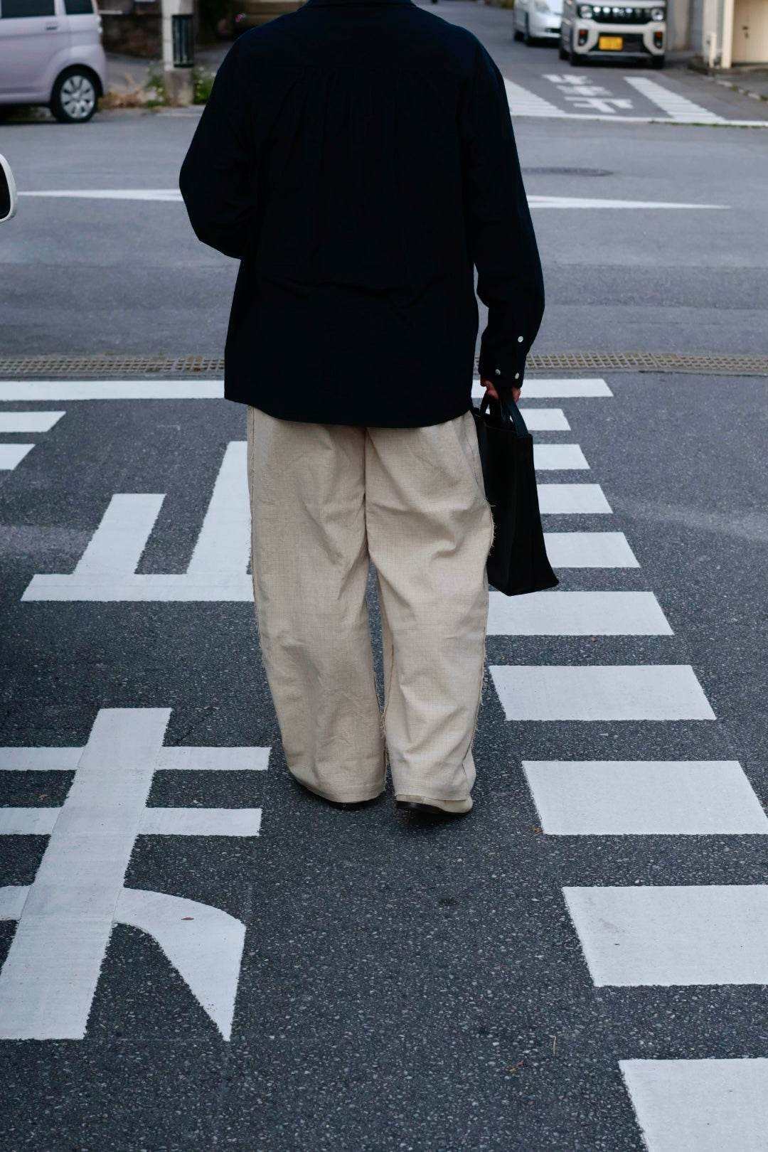 26SS【Urig】PIN CHECK SCHADEN 3TUCK PANTS NL