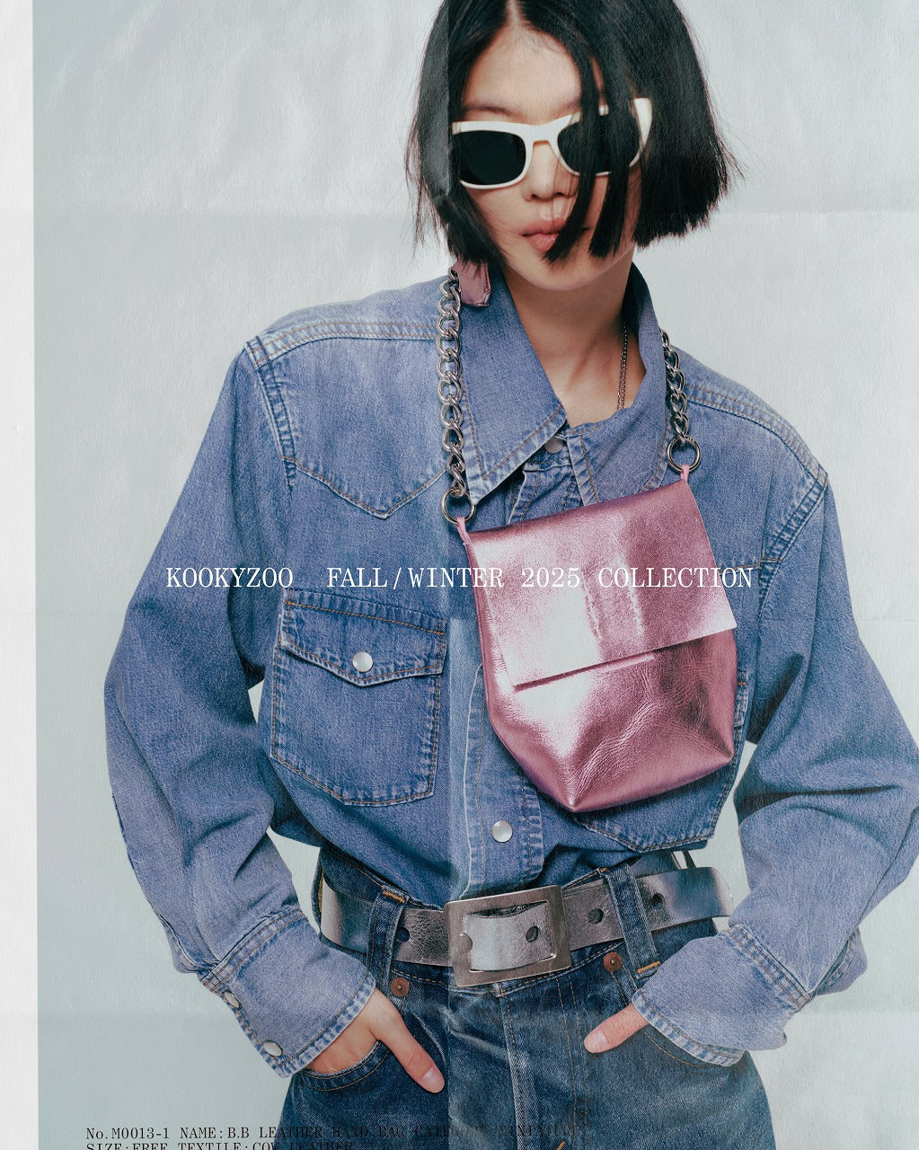 【KOOKY ZOO 】JUVENILE DENIM WESTERN SHIRT