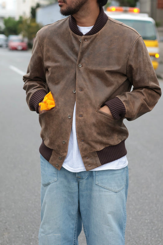 Caleのレザージャケット最高②　コーディネート編