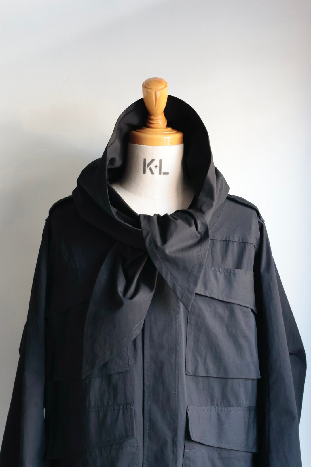 i'm here:の和を感じるミリタリージャケット。