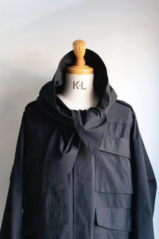 i'm here:の和を感じるミリタリージャケット。