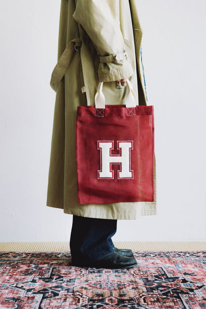 【VISION; 】Lettered Tote -Harvard-