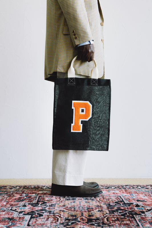【VISION; 】Lettered Tote -Princeton-