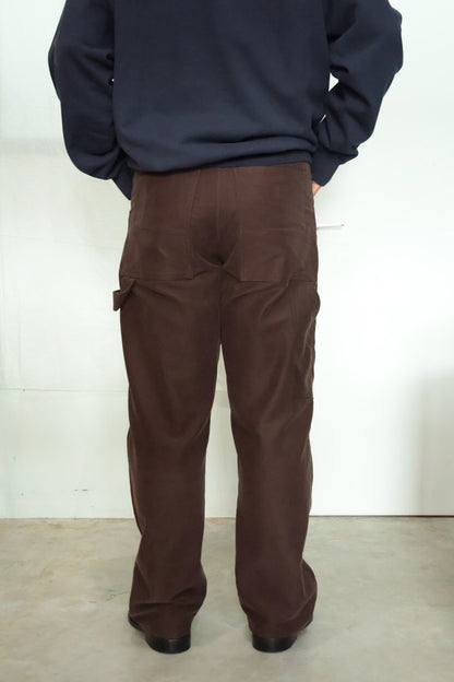 20%off【Cale 】COTTON SILK MOLESKIN PAINTER PANTS