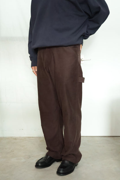 20%off【Cale 】COTTON SILK MOLESKIN PAINTER PANTS