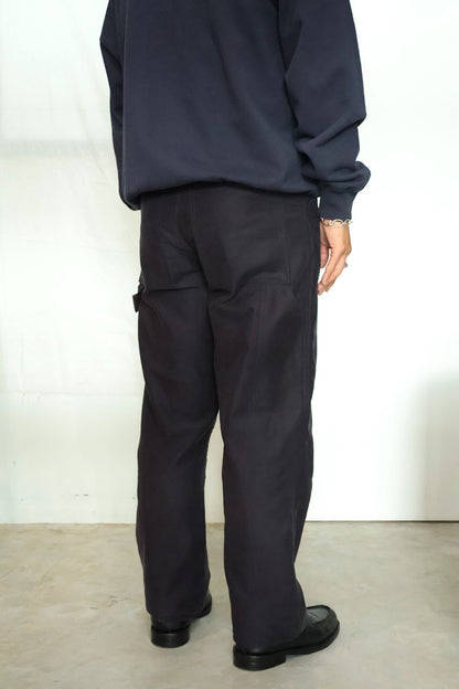 20%off【Cale 】COTTON SILK MOLESKIN PAINTER PANTS