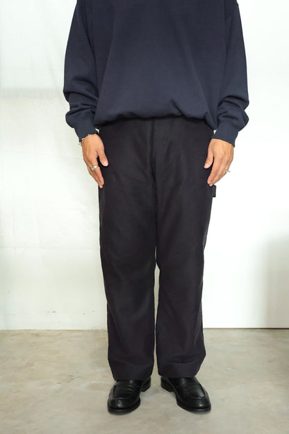 20%off【Cale 】COTTON SILK MOLESKIN PAINTER PANTS