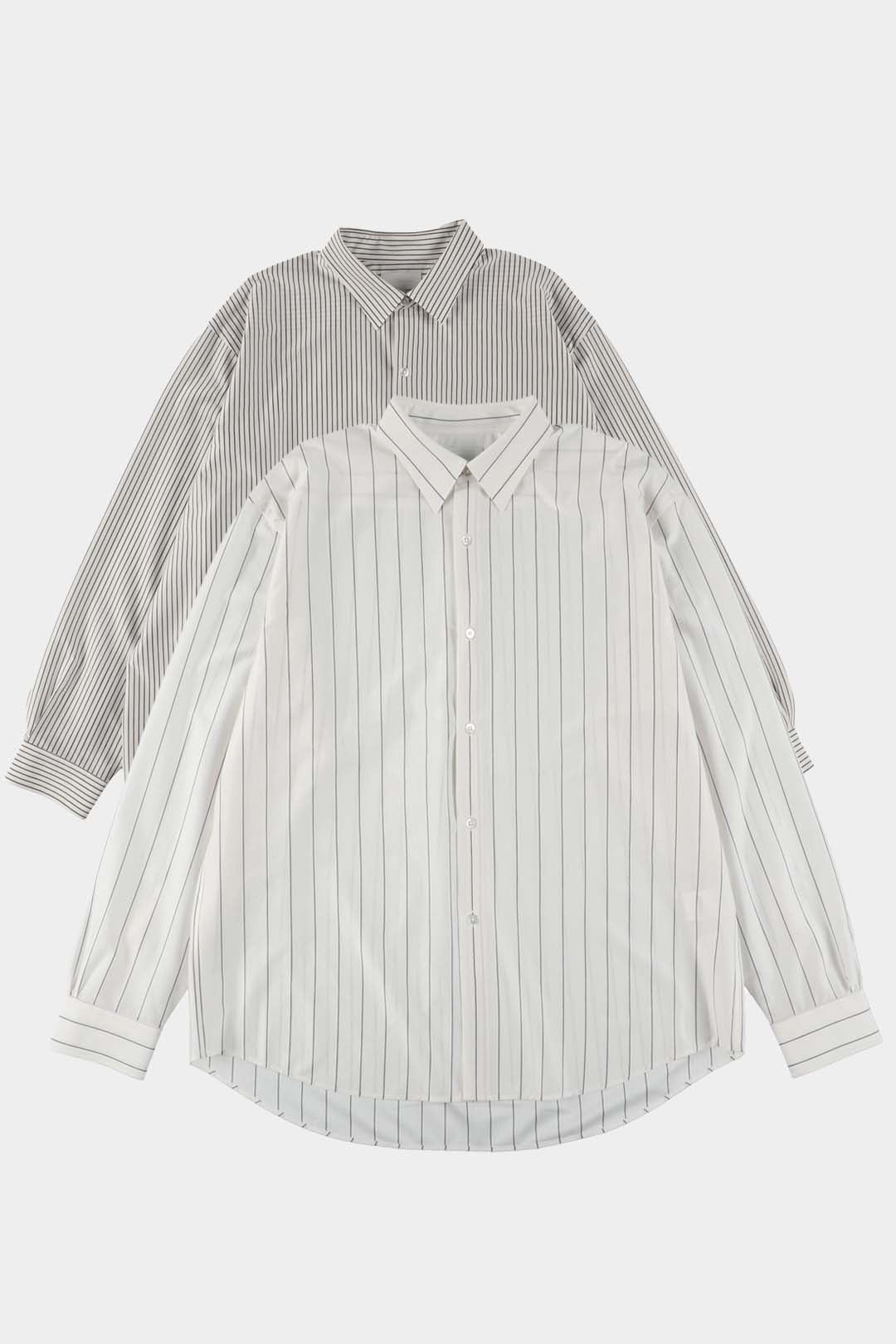 26SS【KANEMASA PHIL.】46G Stripe Atmosphere L/S Shirt