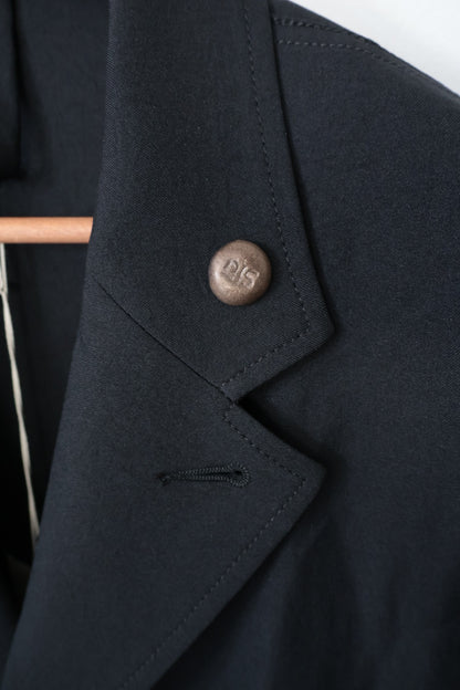 【Cale】WATER TWISTED LINEN  JACKET  (Blue × Green)