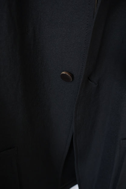 【Cale】WATER TWISTED LINEN  JACKET  (Blue × Green)