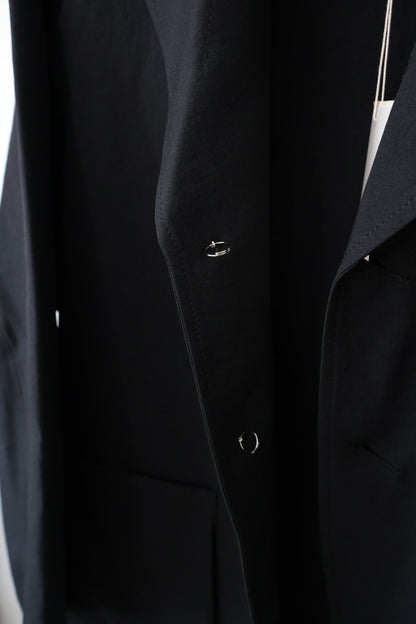 【Cale】WATER TWISTED LINEN  JACKET  (Blue × Green)