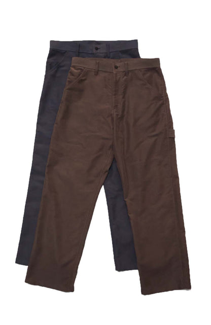 20%off【Cale 】COTTON SILK MOLESKIN PAINTER PANTS