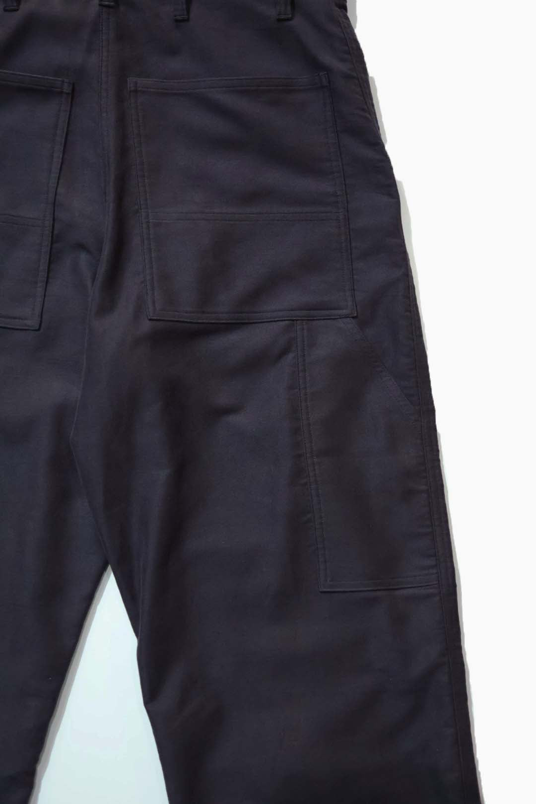 20%off【Cale 】COTTON SILK MOLESKIN PAINTER PANTS