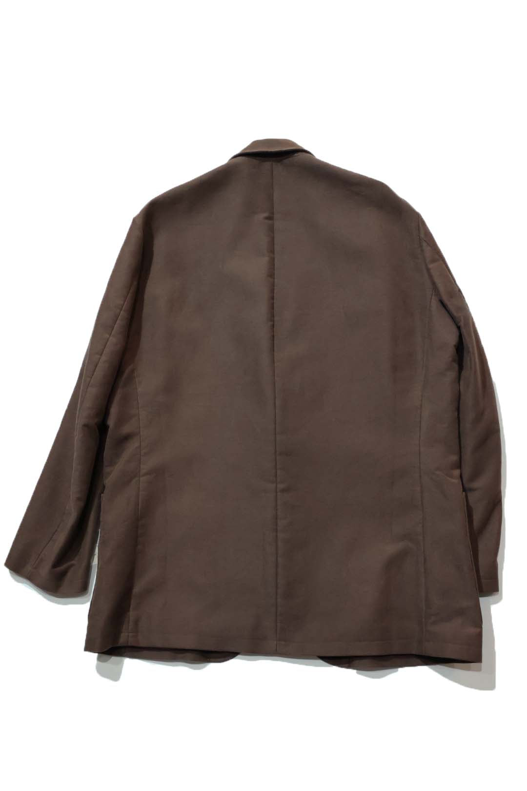 【Cale】COTTON SILK MOLESKIN 3B JAKET (BROWN)