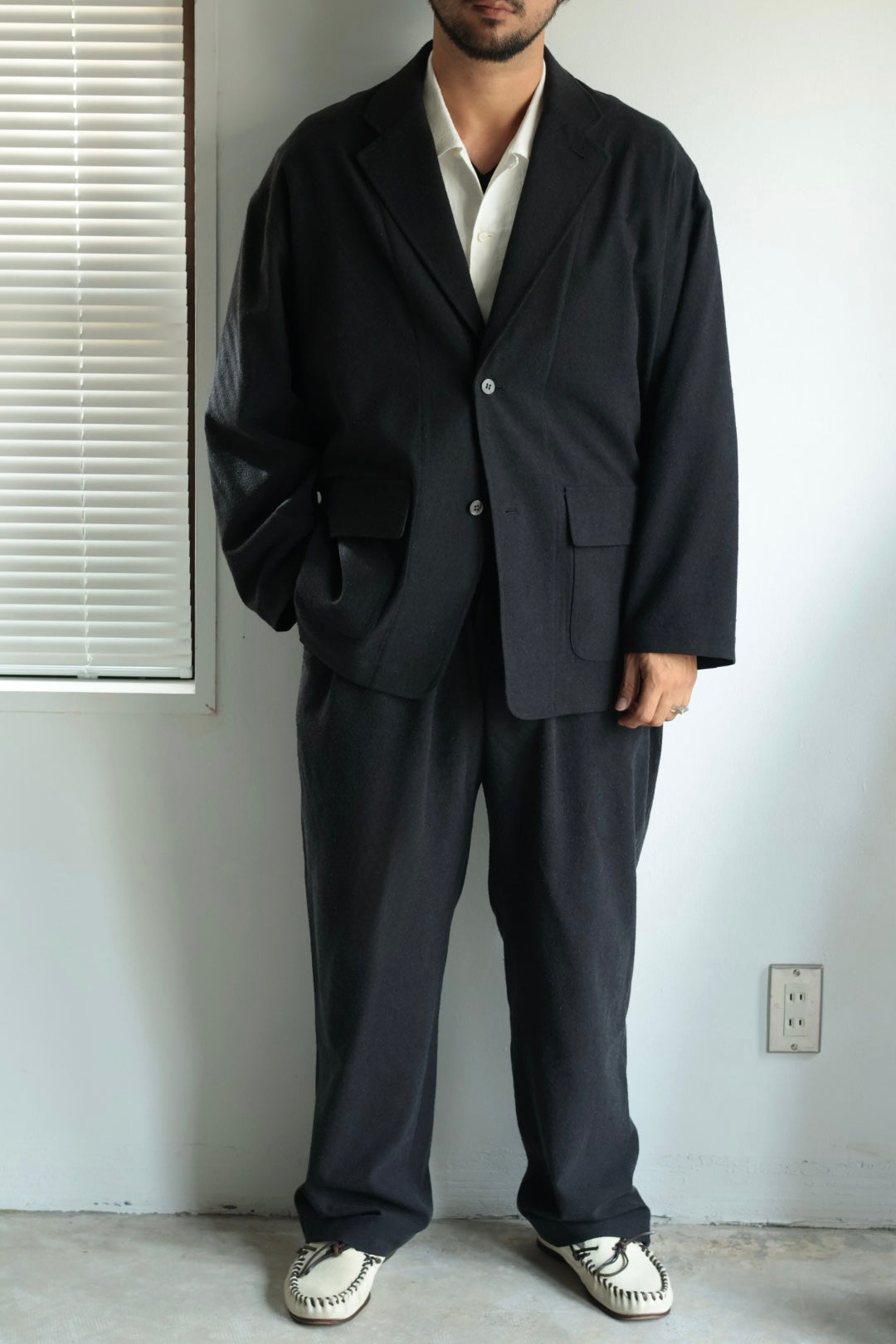 【Cale】SILK WOOL NIDOM JACKET