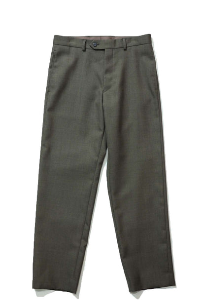 20%off【Cale】 WOOL SHARKSKIN VIST NO TUCK SLACKS