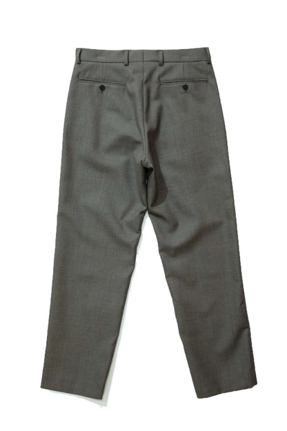 20%off【Cale】 WOOL SHARKSKIN VIST NO TUCK SLACKS