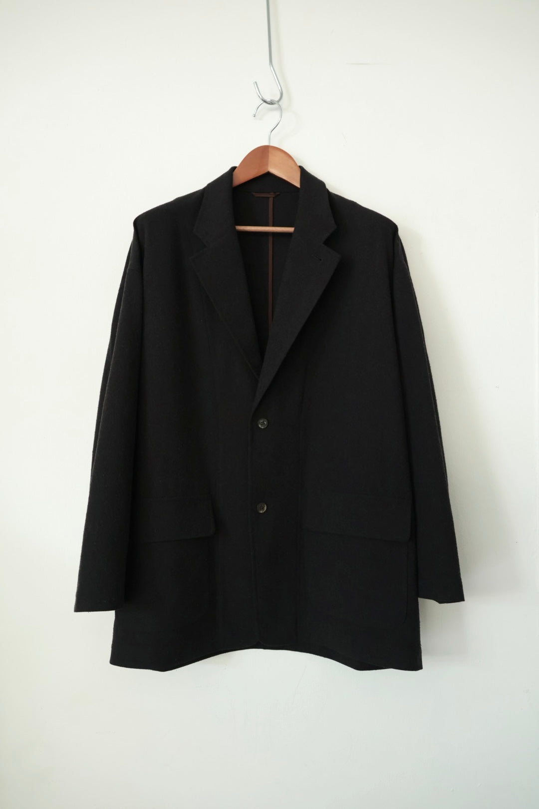 【Cale】WATER TWISTED LINEN  JACKET  (Blue × Green)
