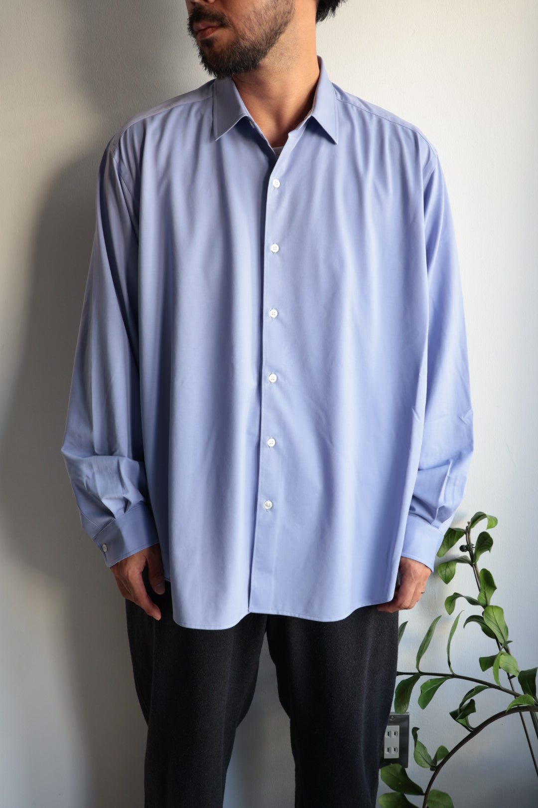 KANEMASA PHIL.】46G Atmosphere L/S Shirt – Mo