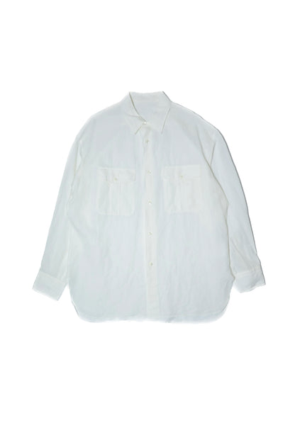 YLÈVE / HIGH TWIST COTTON RUMMY BROAD SHIRT