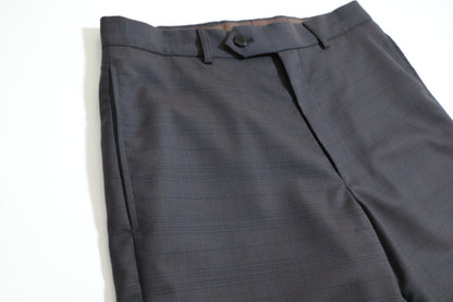 【ラスト１点】【30%off】 Cale 　TASMANIA WOOL CHECK NO TACK TROUSERS