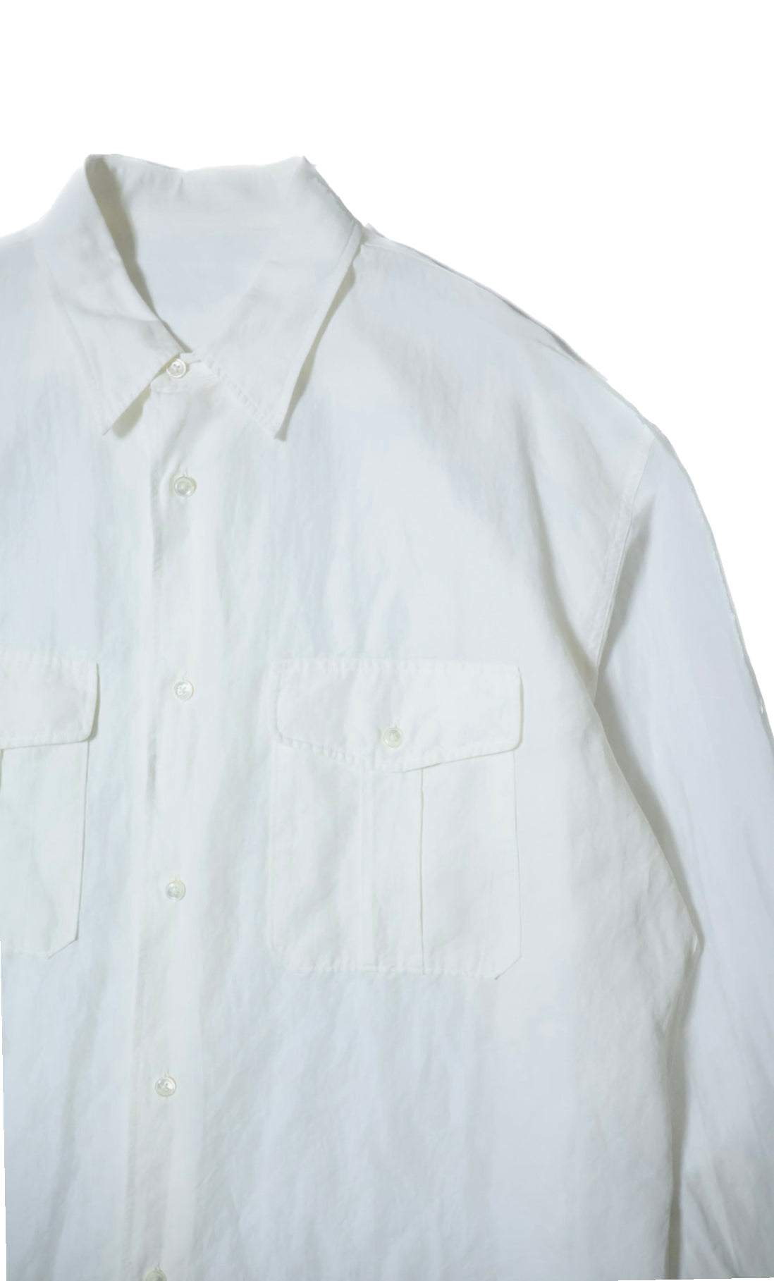 YLÈVE / HIGH TWIST COTTON RUMMY BROAD SHIRT