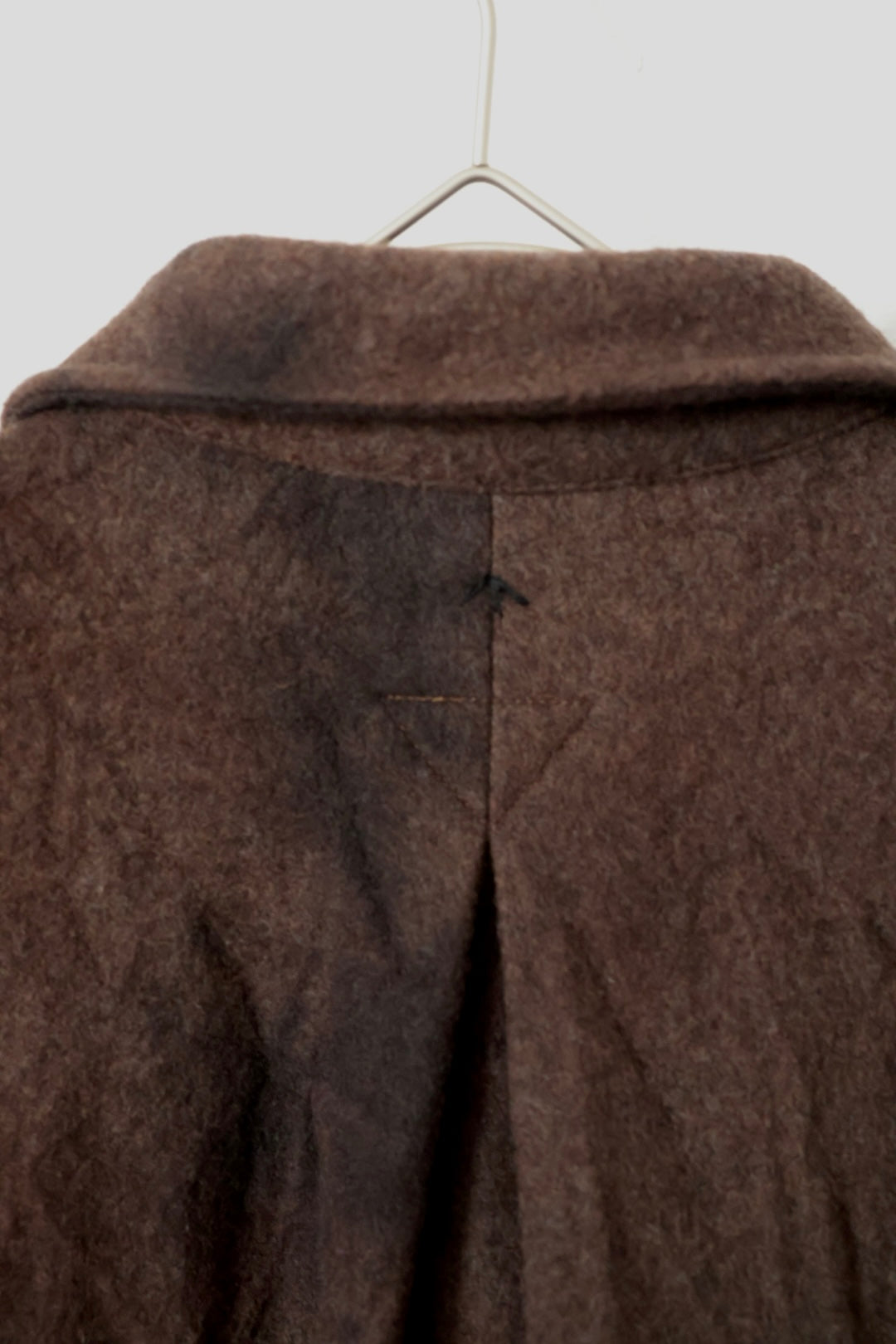 【satou】Half zip melton shirt  (sabi)