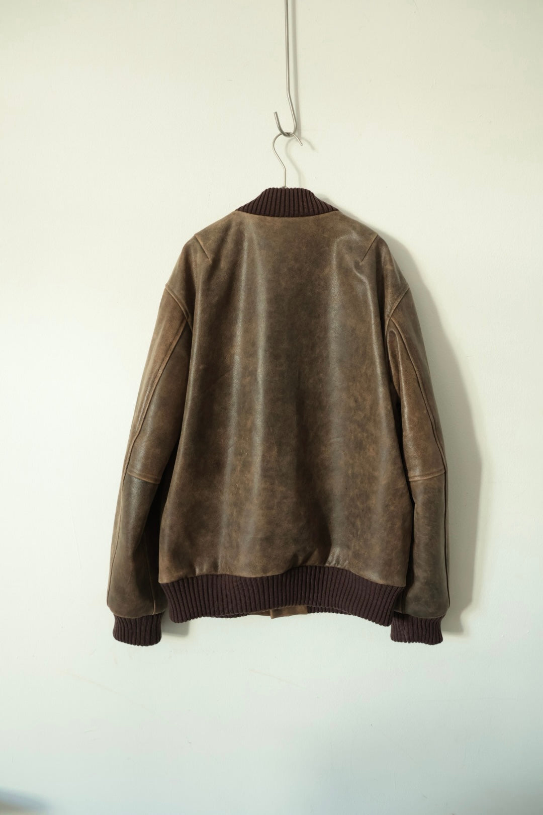 【Cale】ANTIQUE CALF AWARD JACKET