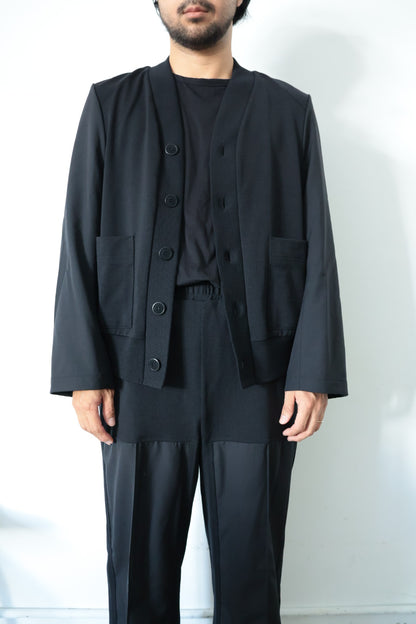 【i'm here:】UN(I) FORM JERSEY : DOCKING CARDIGAN