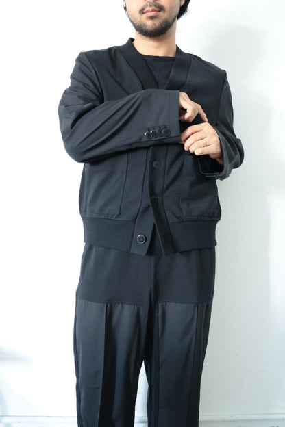 【i'm here:】UN(I) FORM JERSEY : DOCKING CARDIGAN
