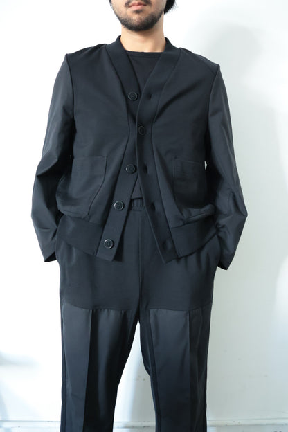 【i'm here:】UN(I) FORM JERSEY : DOCKING CARDIGAN